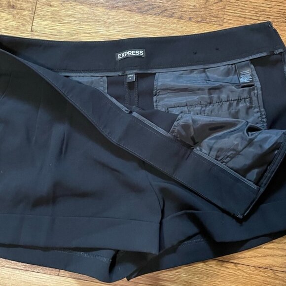 Express Black High Waist Shorts - Picture 3 of 3